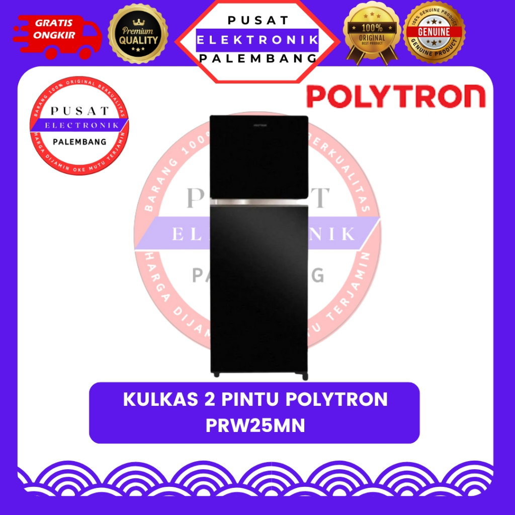 KULKAS 2 PINTU POLYTRON PRW25MN KULKAS 2 PINTU PALEMBANG
