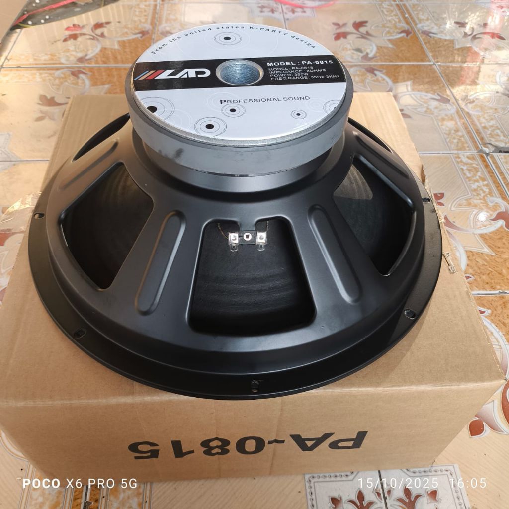 LAD PA-0815 SPEAKER KOMPONEN 15 INCH