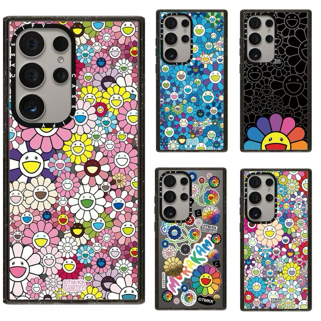 Case Casetify Murakami Daisy For Samsung Galaxy S22Ultra S23 S23Plus S23Ultra S24 S24Plus S24Ultra S