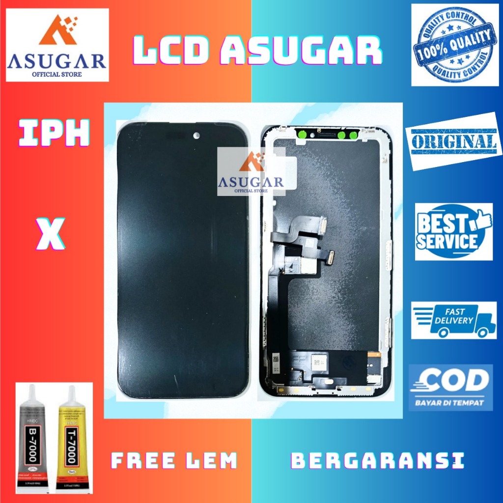 ASUGAR LCD ORIGINAL OLED FULL HD, For IP Iphone X