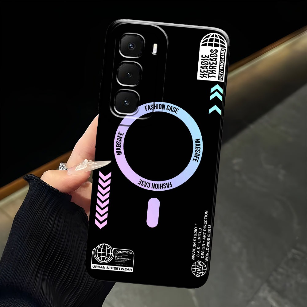 [SC8] SOFTCASE UNTUK HP INFINIX 60i MODEL RING MAGSAFE TERBARU  | BAHAN KARET TEBAL | NYAMAN DI GENG