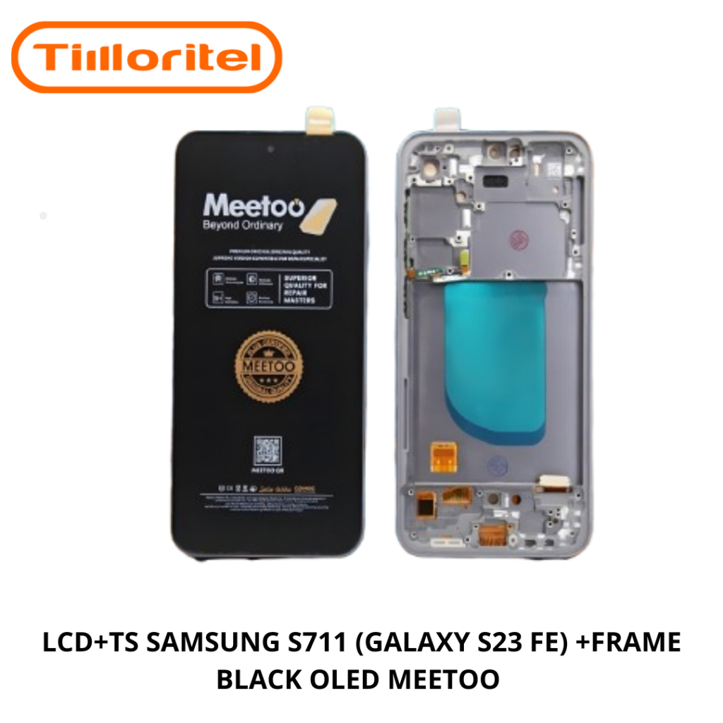 LCD+TS SAMSUNG S711 (GALAXY S23 FE) +FRAME BLACK