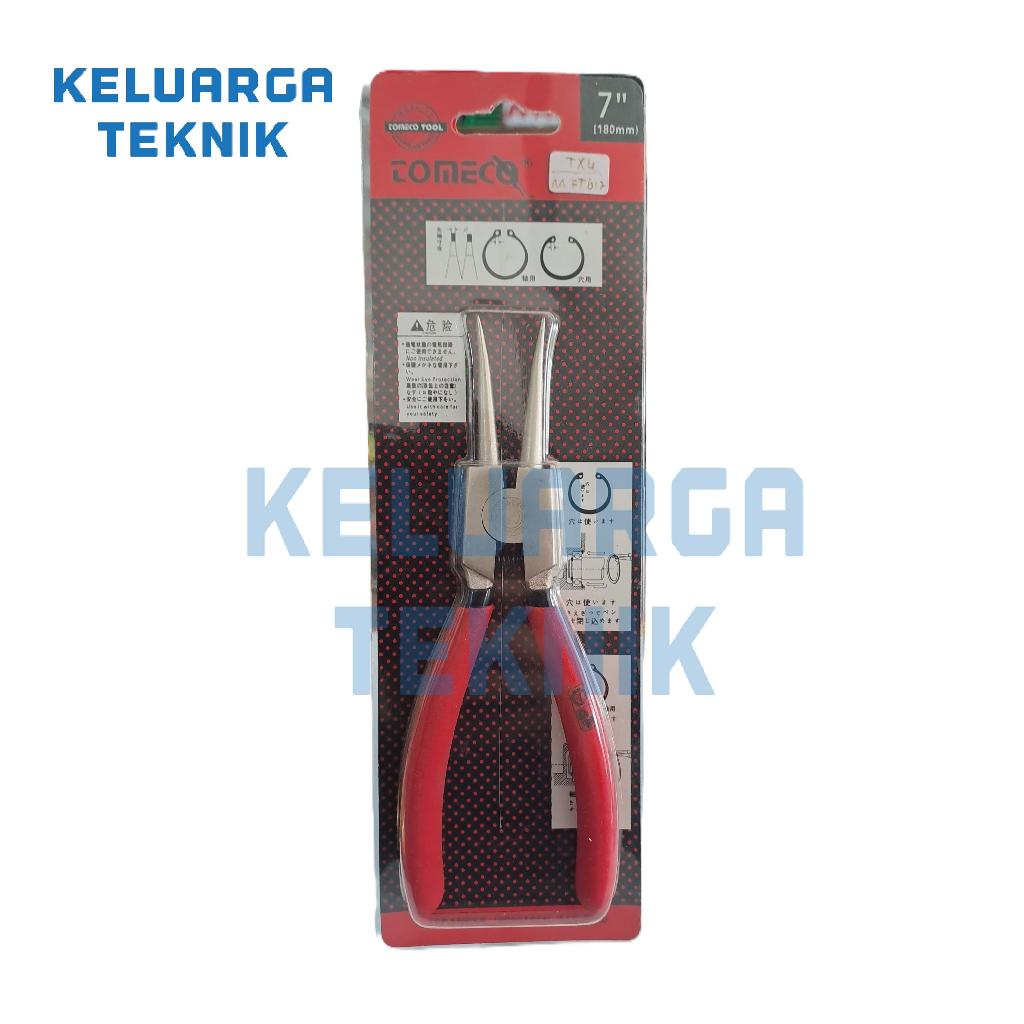 Tang Snap Ring Lurus Buka  Tomeco 7 Inch