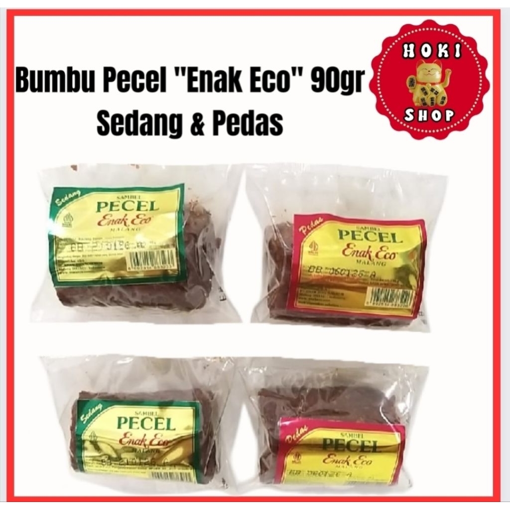 Bumbu Pecel Malang Enak Eco 90gr / Bumbu Pecel Enak Eco 90g / Enak Eco Pecel