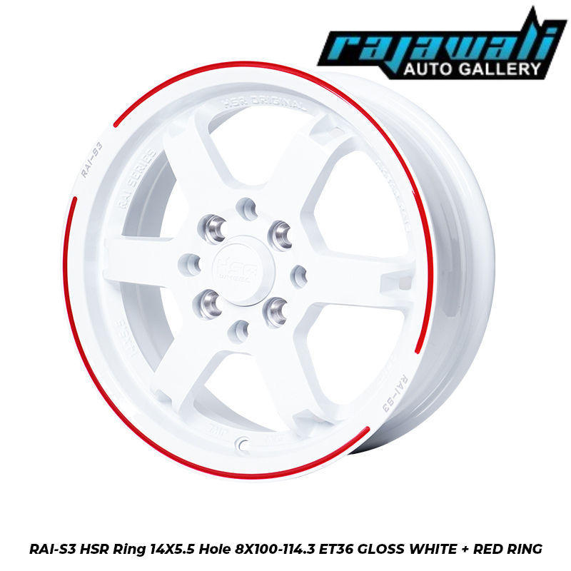 VELG MOBIL HSR ORIGINAL RING 14 AVANZA XENIA EVALIA CARRY BRIO LANCER DLL VELG RING 14 HSR RAI-S3