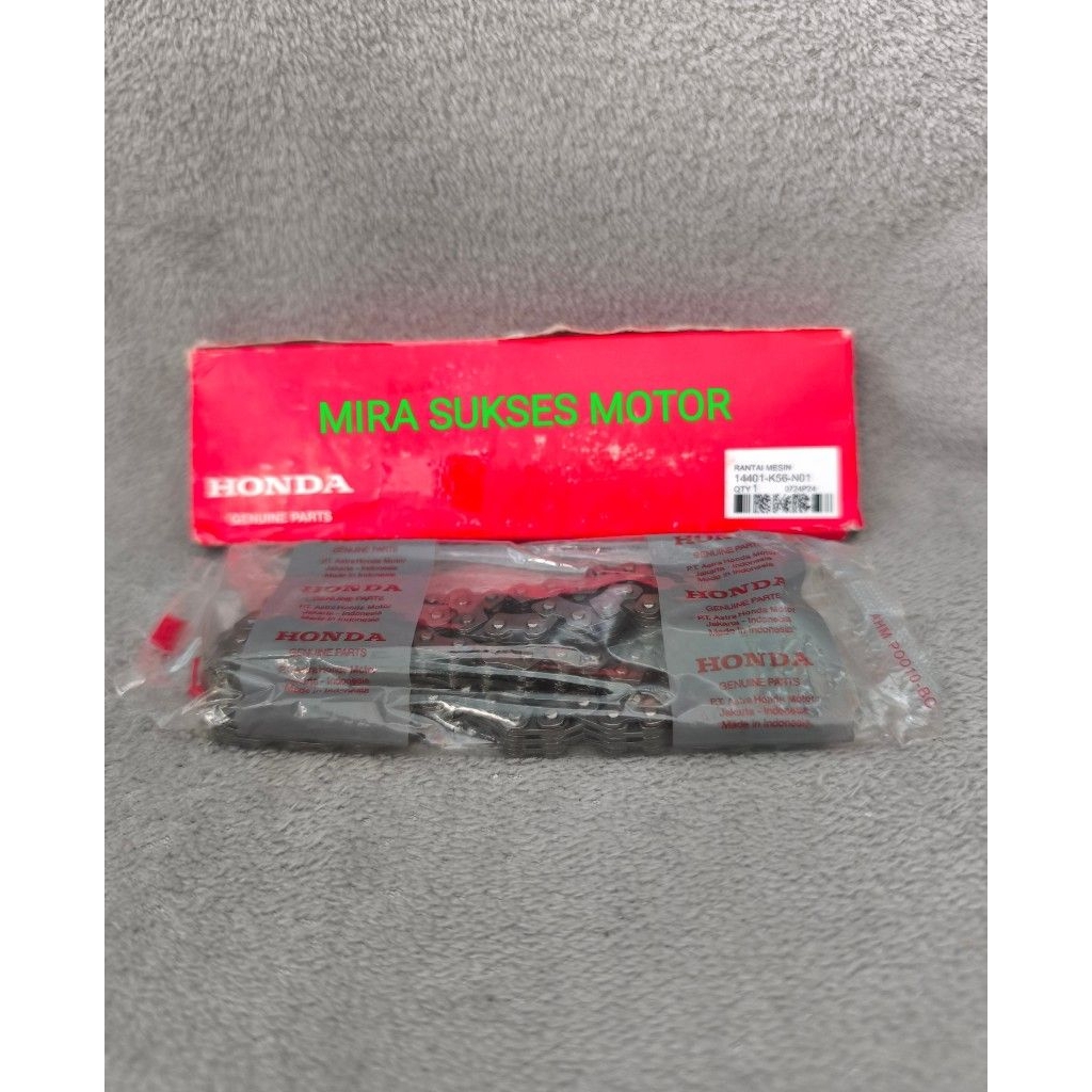 RANTAI KETENG SONIC 150R SUPRA GTR 150 CB CBR 150R NEW LED ORIGINAL HONDA 14401-K56-N01 RANTAI MESIN