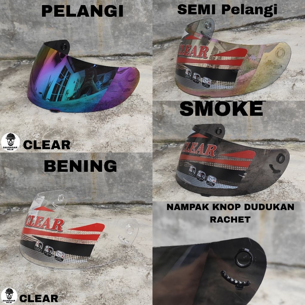 VISOR HELM BMC BLADE | VISOR HELMSUZUKI THUNDER FULLFACE