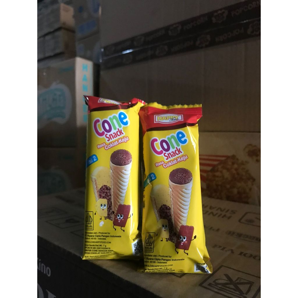 Happy time cone snack