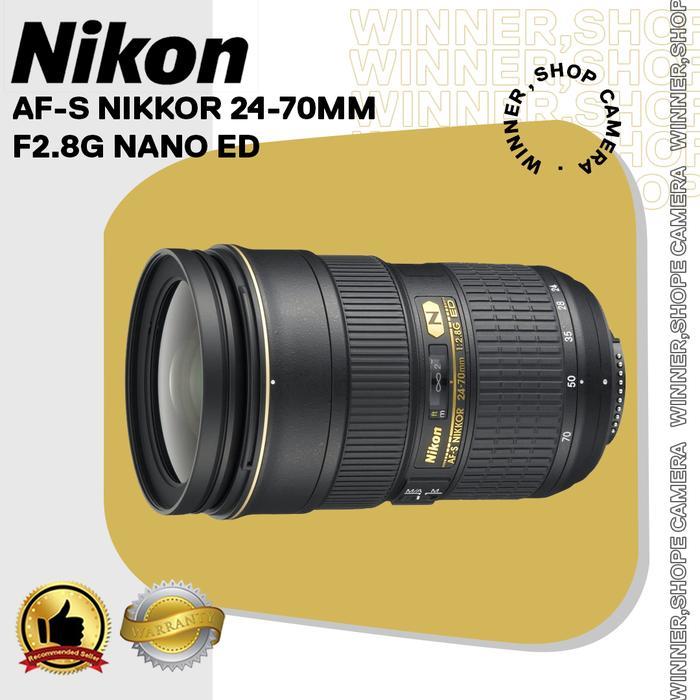 NIKON AF-S NIKKOR 24-70MM F2.8G NANO ED lens Lensa Nikon 24 70 mm Nano