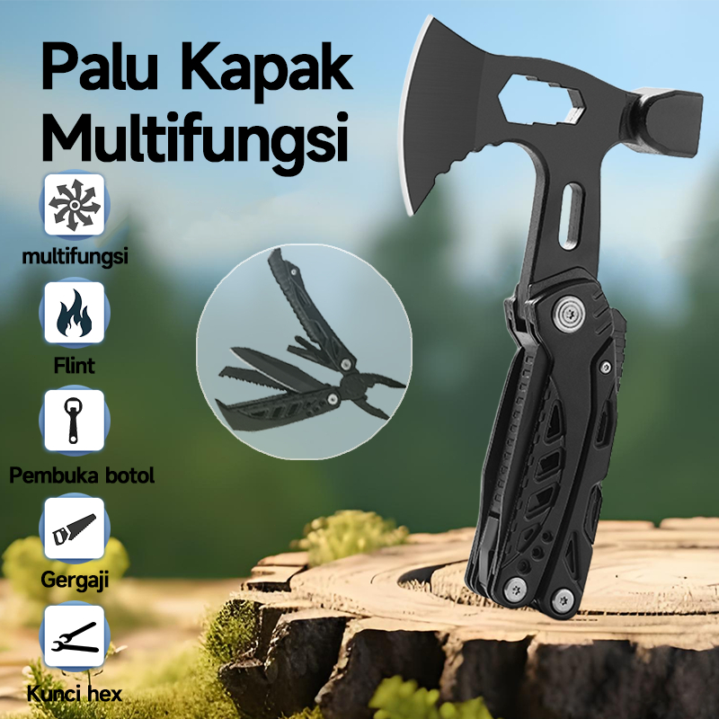 NEW PORODUK PALU KAPAK MULTIFUNGSI PALU LIPAT MOBIL PALU PEMECAH KACA UNTUK EVAKUASI PERALATAN