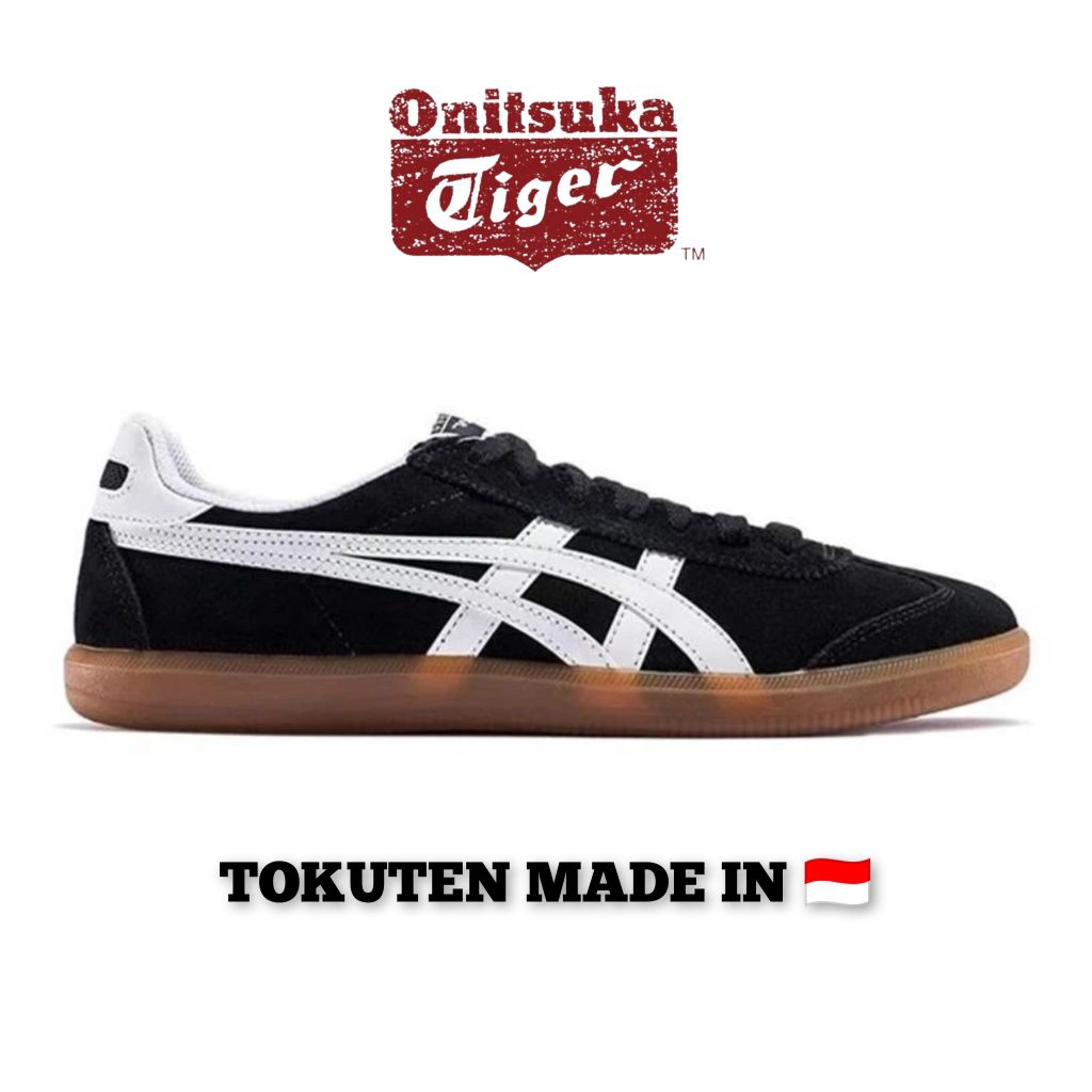Sepatu Pria Sneakers Original - Tokuten Black White Gum Original Onitsuka Tiger