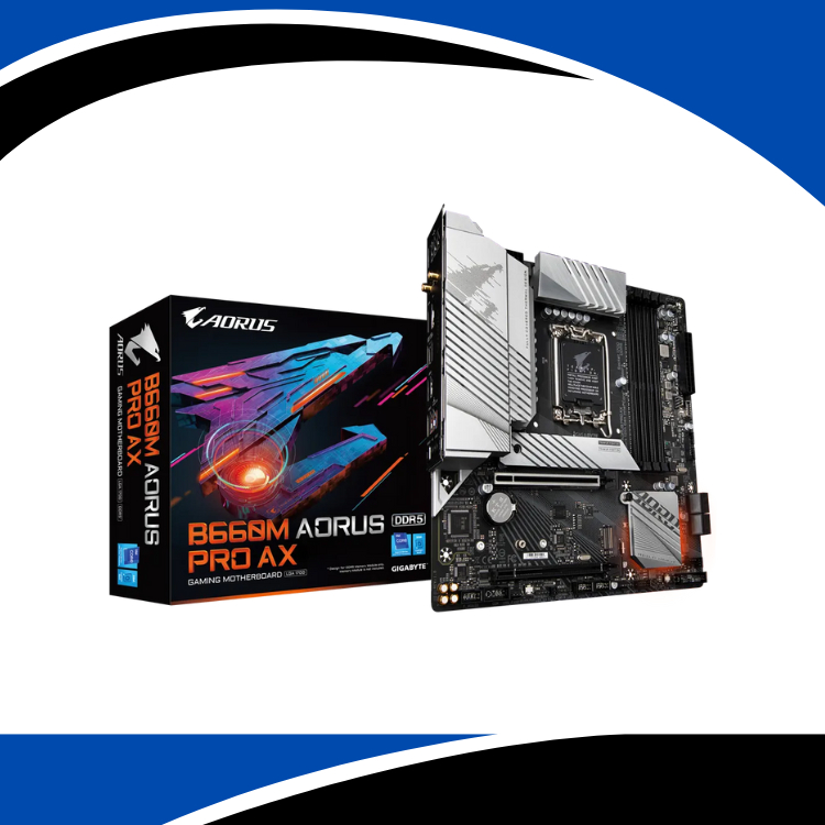 GIGABYTE B660M AORUS PRO AX | Intel B660 LGA 1700 DDR5 Micro ATX - 1.0
