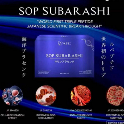 SUBA SOP SUBARASHI GOLD UTSU HIKARI ORIGINAL JAPAN AFC