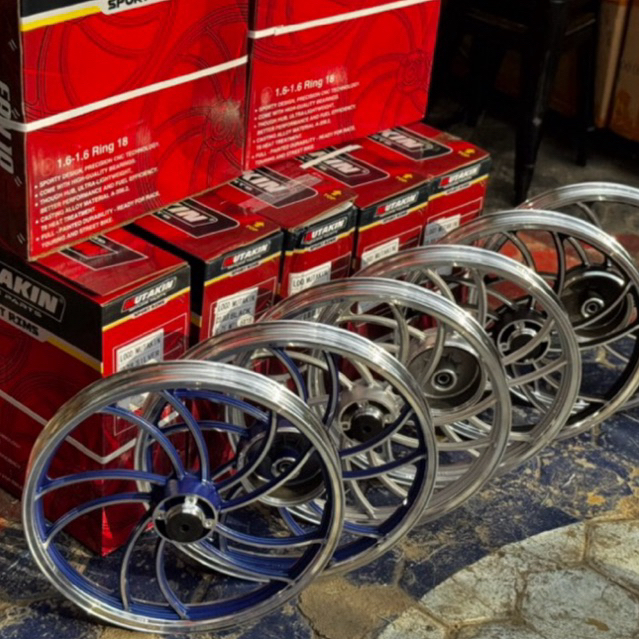 vleg velg mutakin cefiro shefiro sefiro yamaha rxking 160/160 ring 18