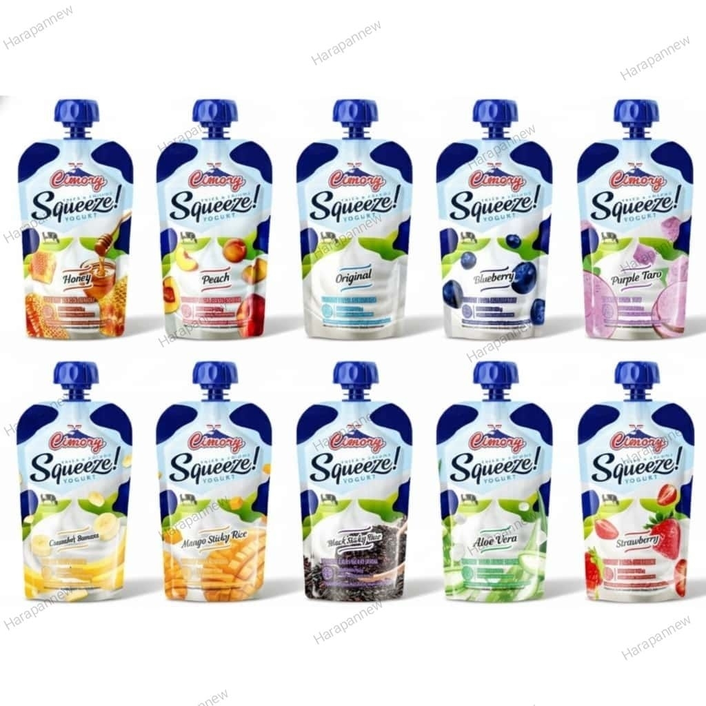 Cimory Yogurt Squeeze Bermacam Varian Rasa 120 Gr