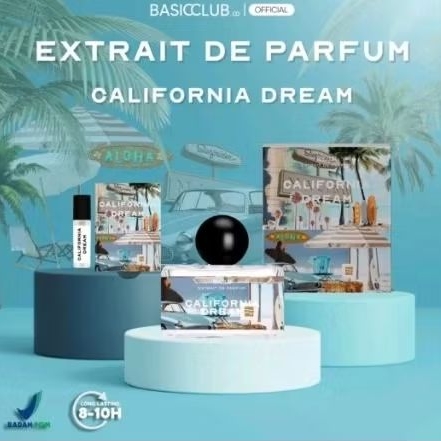BSCLUB EXTRAIT CALIFORNIA DREAM EXTRAIT DE PARFUM LONG LASTING 30ml