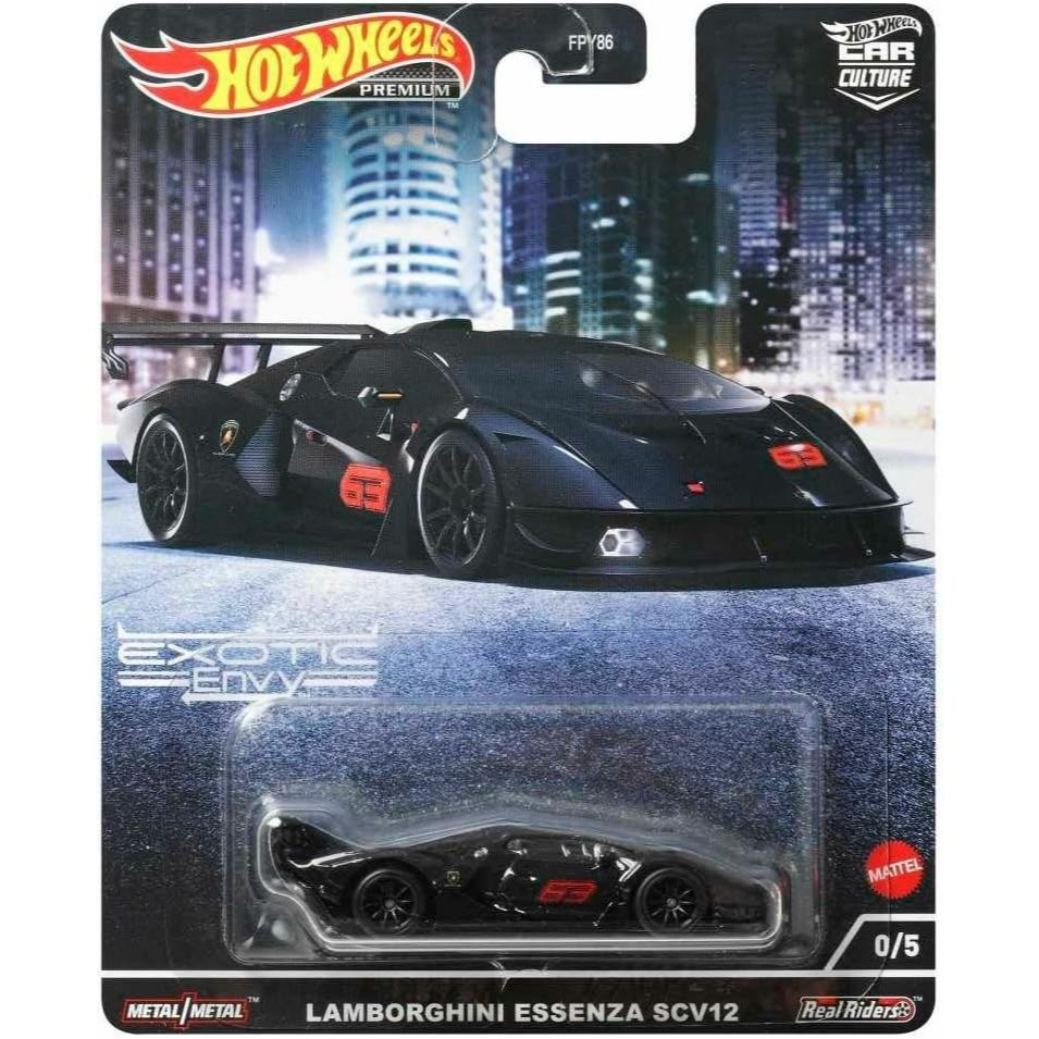 Hot Wheels Lamborghini Essenza SCV12 1:64 Diecast PREMIUM CARS