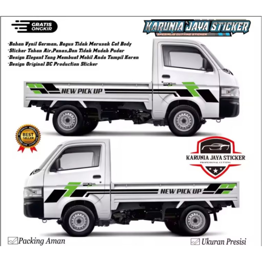 stiker carry pick up terbaru stiker body mobil carry pick up