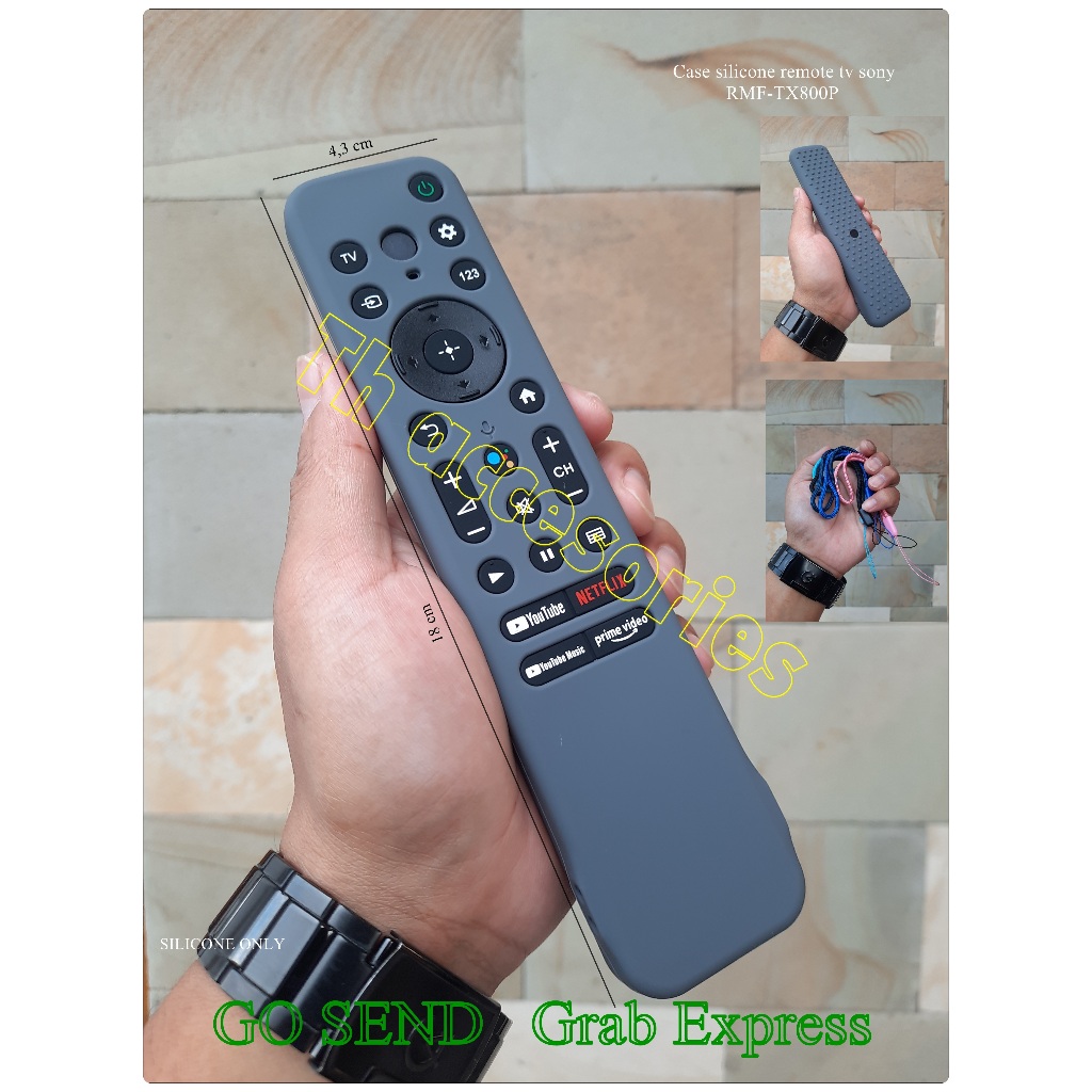 Case silicone pelindung remote tv sony RMF-TX800P