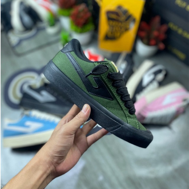 Sepatu Gemuk Army Hitam Bwx Vulen Sepatu Sneakers Pria Wanita Gemuk Army Local Brand Indonesia