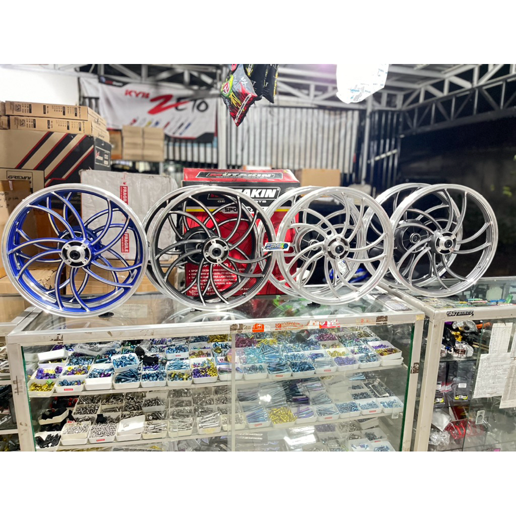 VELG MUTAKIN FAN10 VELG CEFIRO RX KING.VELG RX KING CEFIRO UKURAN 160-160-18 RING 18