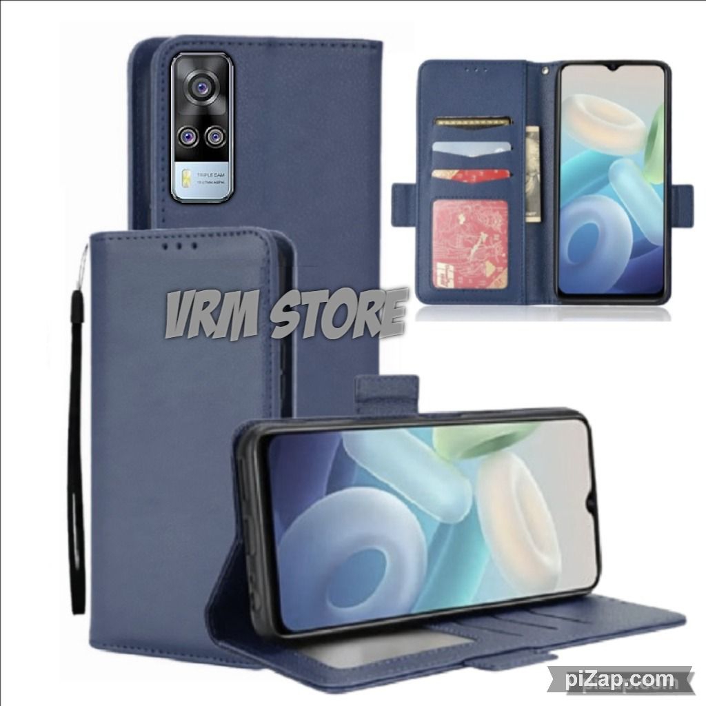 Case Dompet Hp Vivo Y51 2020 - Vivo Y53s Case Dompet Casing Hp Flip Kulit Case Wallet Leather Cover