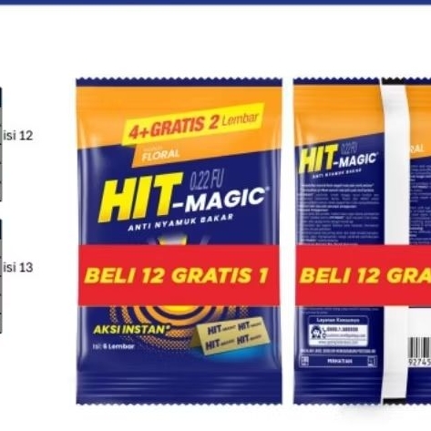 OBAT NYAMUK BAKAR HIT MAGIC WANGI