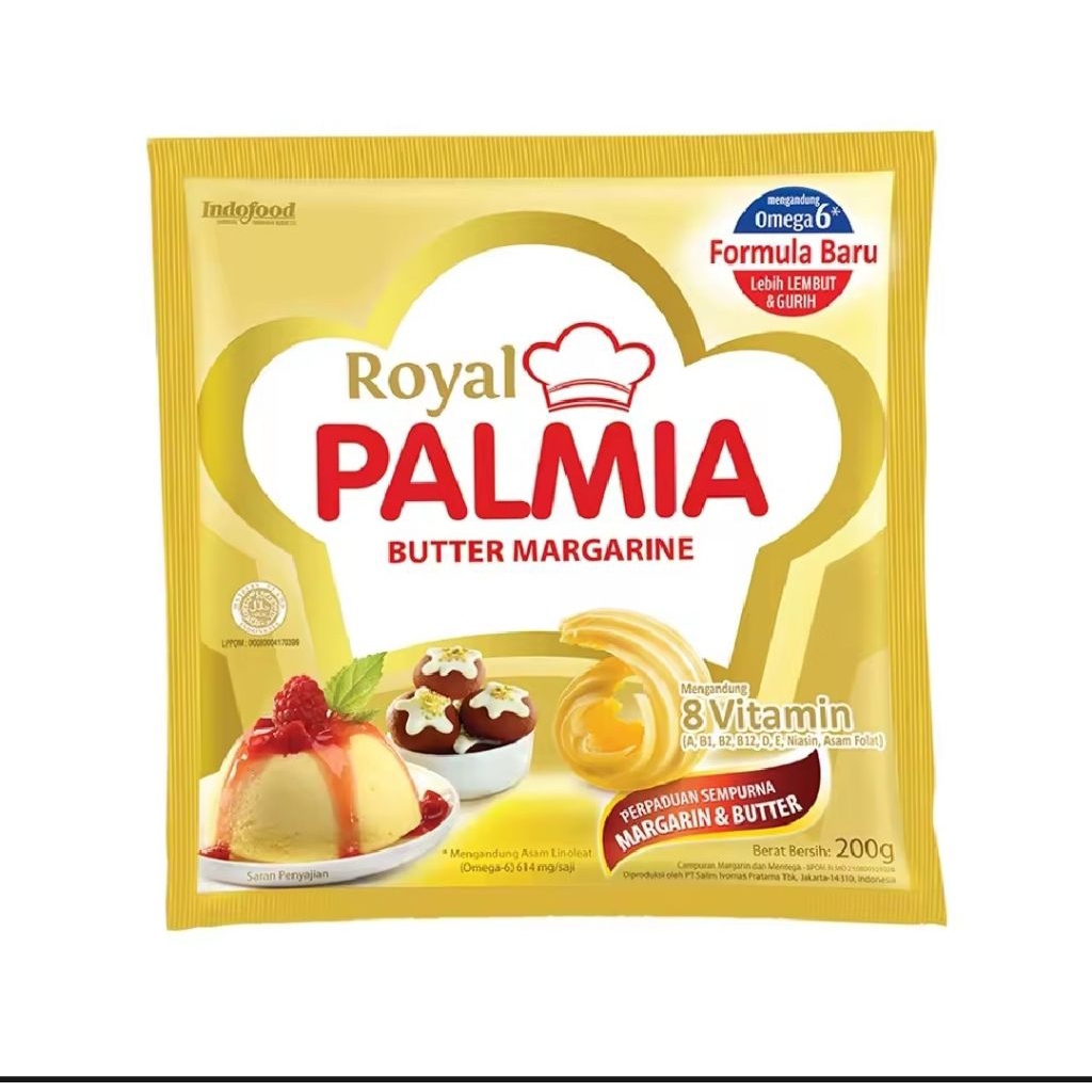Royal Palmia Butter Margarine 200gram
