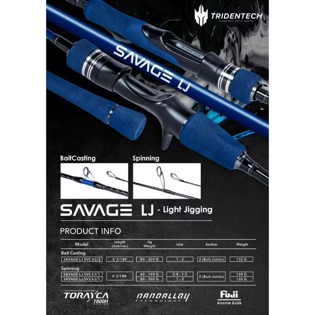 Joran Tridentech Savage Light Jigging