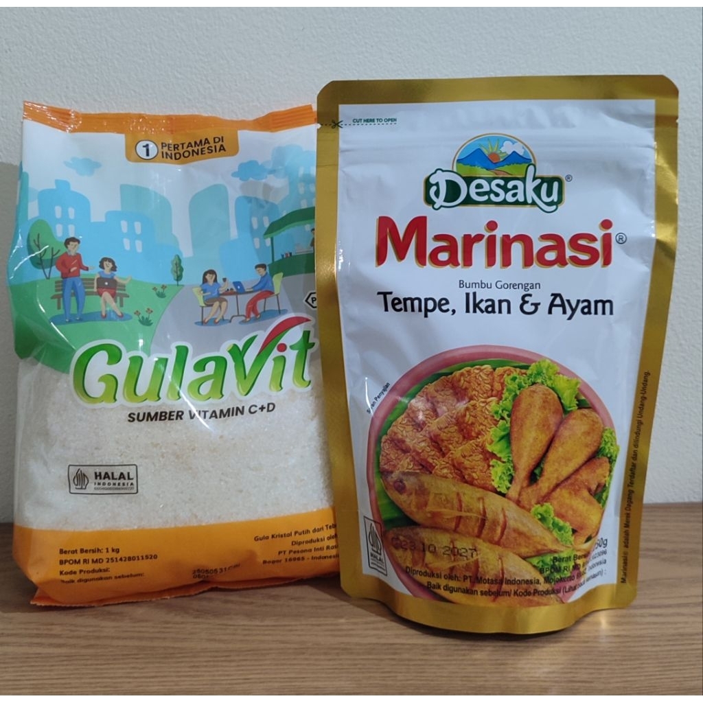 Bumbu Dapur desaku Marinasi 250 gr + gulaVit 1 kg