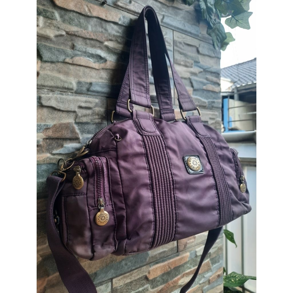 Tenteng Ungu KIPLING ROBOT - TAS PRELOVED BRANDED ORIGINAL