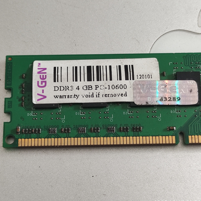 Memory RAM PC VGEN 4GB DDR3 PC10600 second bekas - murah Longdimm