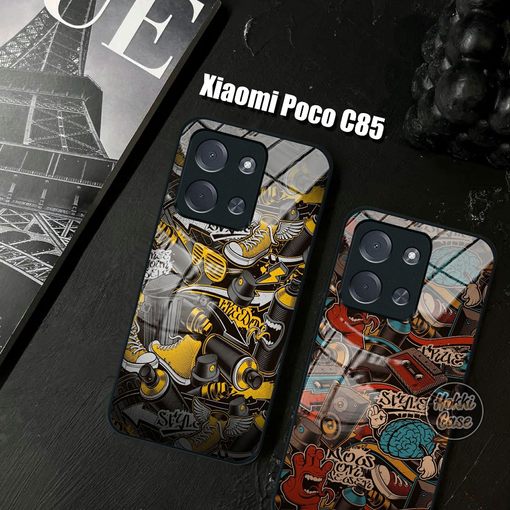 Case Poco C85 - Softcase Glass Kaca Poco C85 - Casing Hp Poco C85 - Silikon Poco C85 - Kesing Xiaomi