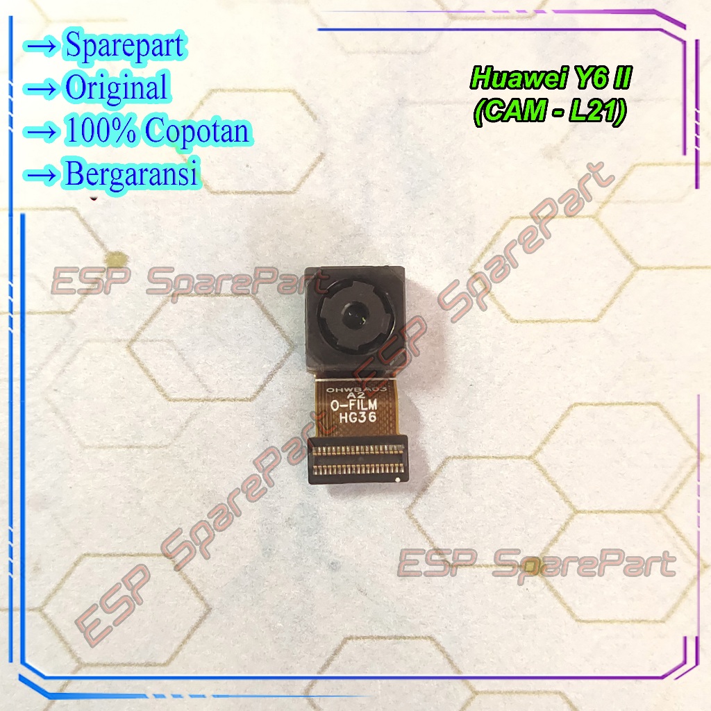 Kamera Huawei Y6 II CAM-L21 Belakang / Camera Big Copotan