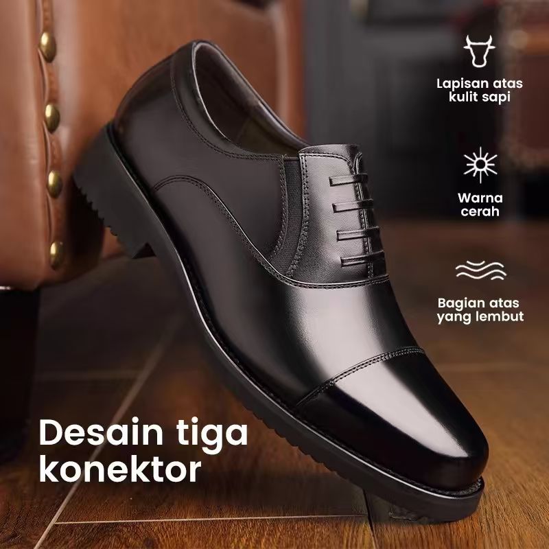 Sepatu Pantofel Pria Sepatu Pantofel Oxford Formal Kulit Sintetis Premium Pria