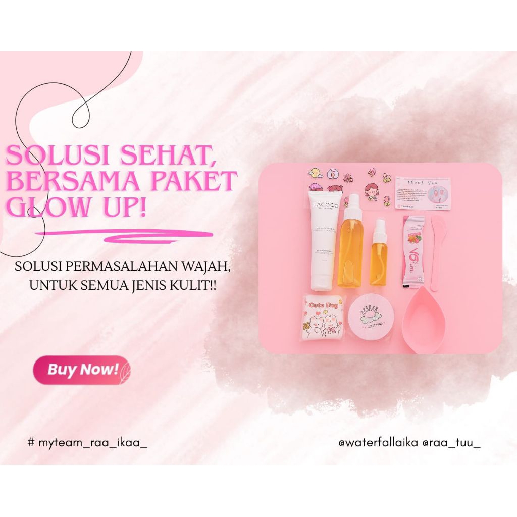 skincare paket glow up