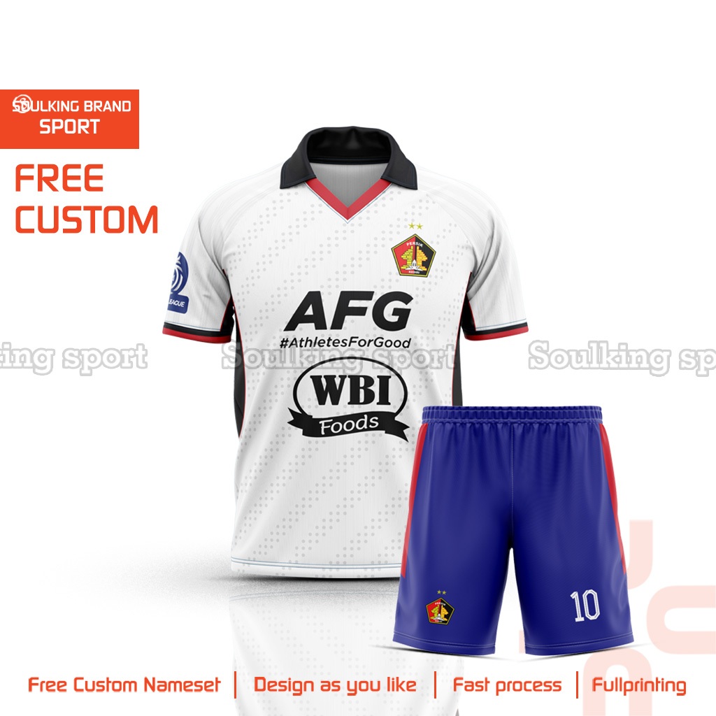Baju Jersey Bola Persik Kediri 2025 - 2026 Home Away Thrid Liga 1 Indonesia Free Custom Nama Putih P