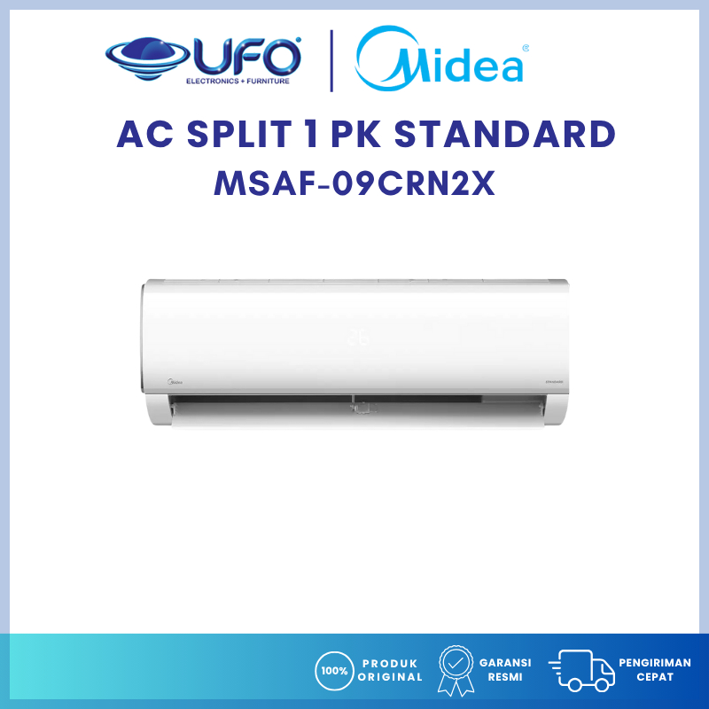 AC Midea 1 PK Split Standart MSAF-09CRN2X | MSAF09CRN2X
