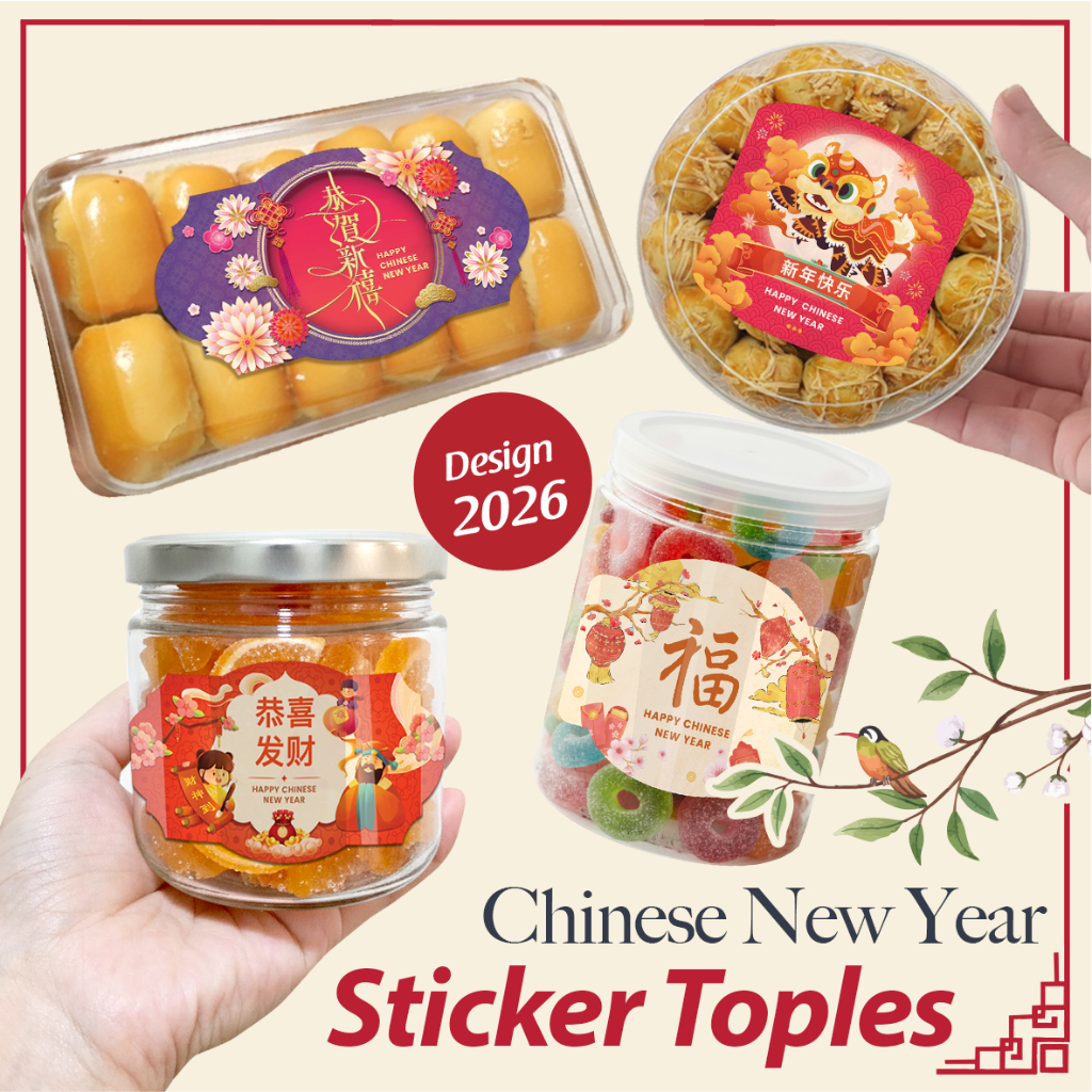 Sticker Toples Imlek/ Sticker Toples Chinese New Year/ Sticker Imlek