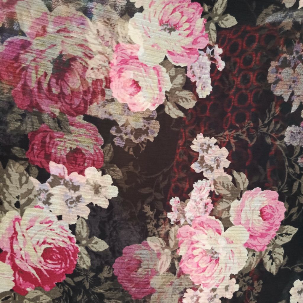 Kain sifon silky - kain sifon polos - kain sifon yoryu - kain sifon crinkle - kain sifon motif - kai