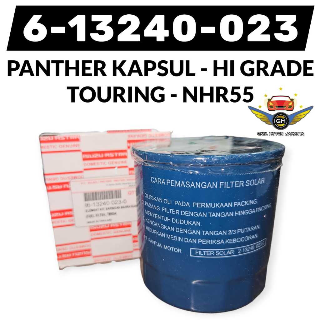 Filter Solar Isuzu Panther TBR52 - TBR54 - Touring - Elf NHR55 - Elf Engkel Double 6-13240-023-0