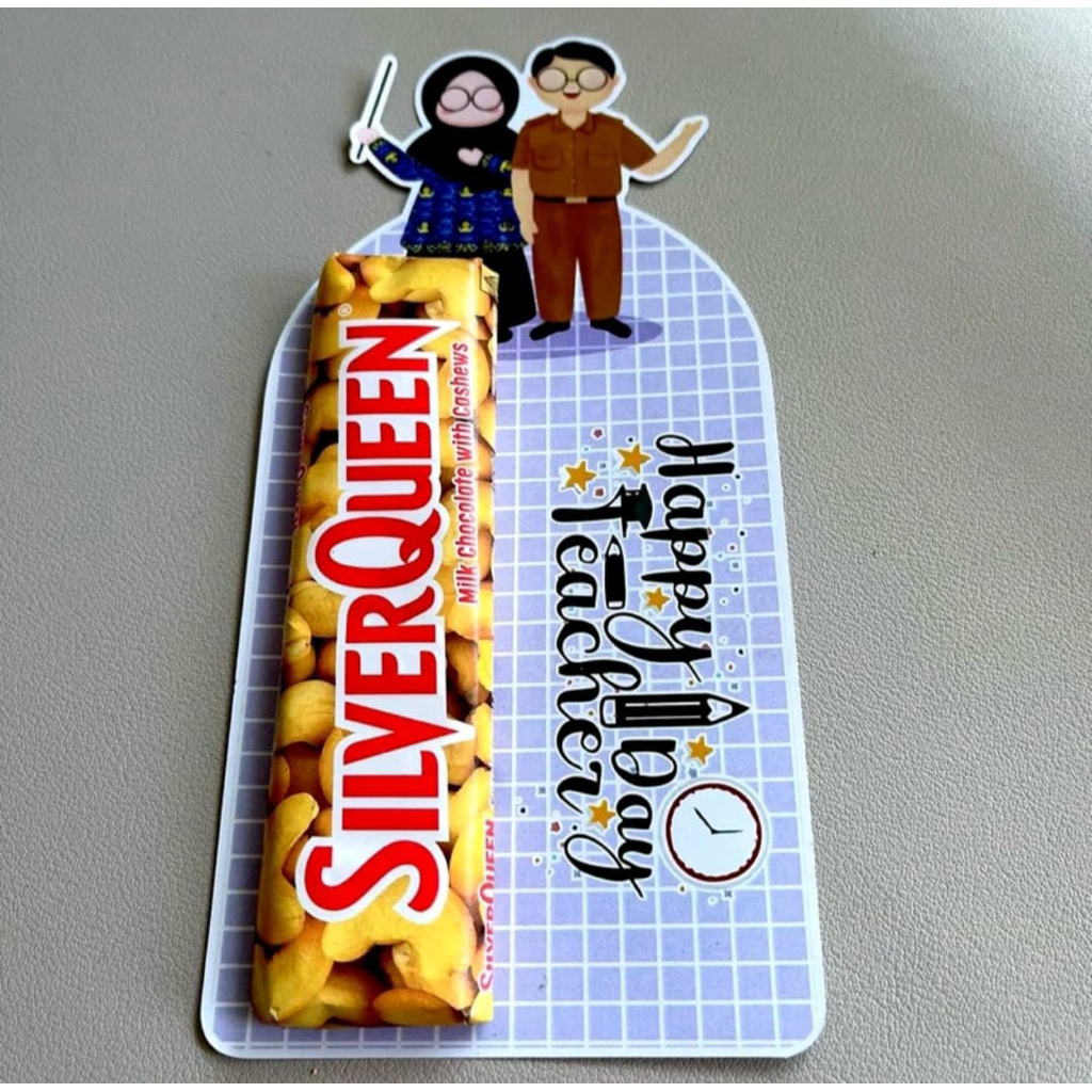 PAKET KARTU UCAPAN HARI GURU NASIONAL Card untuk Coklat