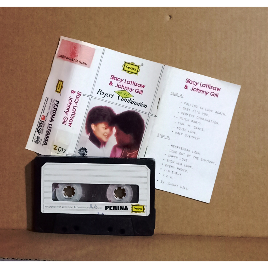 STACY LATTISAW & JOHNNY GILL - PERFECT COMBINATION - Kaset