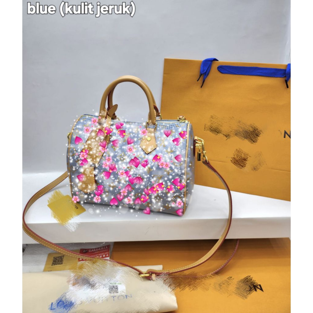 New Bag Cherrybag Store II Tas Premium Wanita Trescuirs bandobag Tas Handbag Speedy Kulit Uk26cm Inc