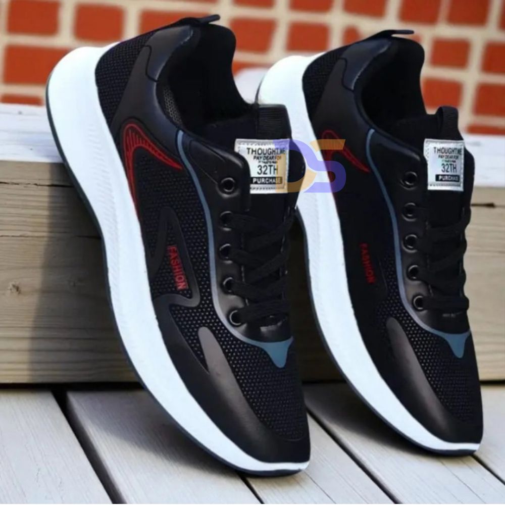 SEPATU PRIA DEWASA SNEAKERS CASUAL / SEPATU COWOK MURAH / SEPATU SEKOLAH HITAM