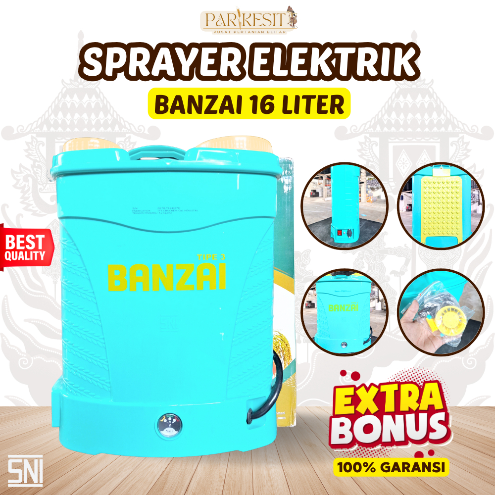 Sprayer Elektrik Tanaman Pertanian Original BANZAI 16L / Sprayer Elektrik