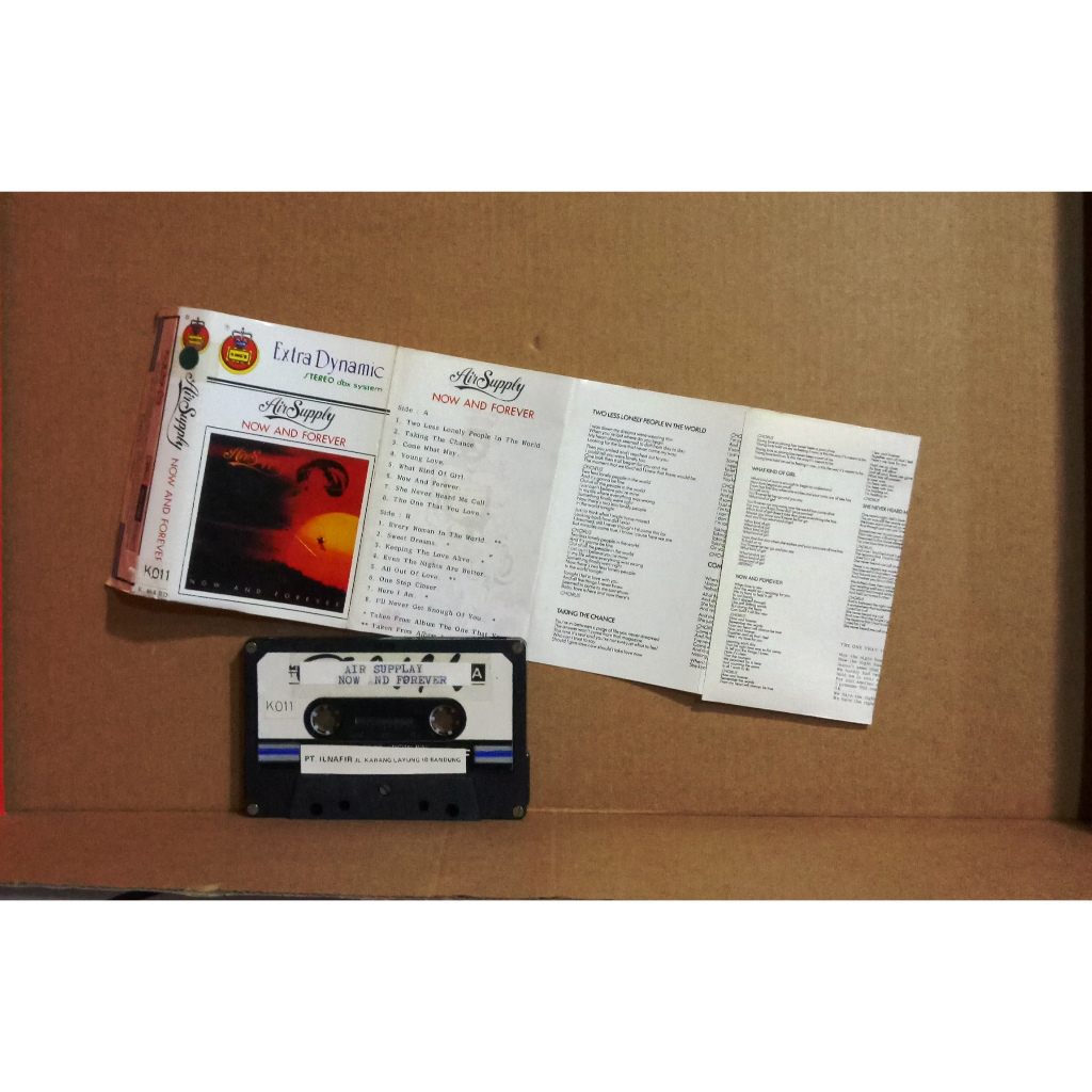AIR SUPPLY - NOW AND FOREVER - Kaset