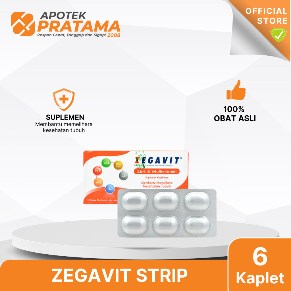 ZEGAVIT STRIP (6 KAPLET) ZEGAVIT TABLET