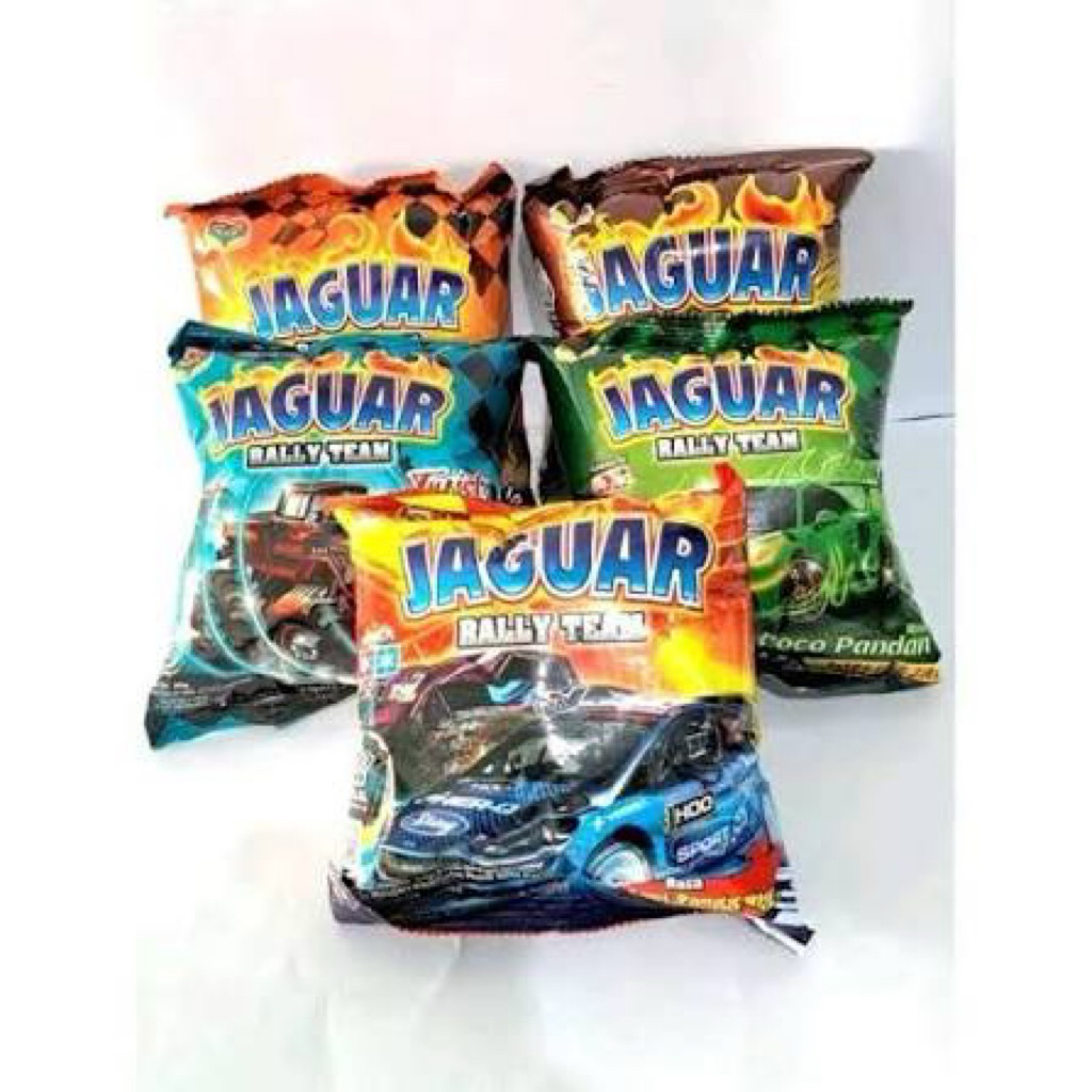 SNACK JAGUAR BERHADIAH | Ciki Jaguar Berhadia 1 Dus Isi 40 Bks | 1 Pak Isi 10 Bks