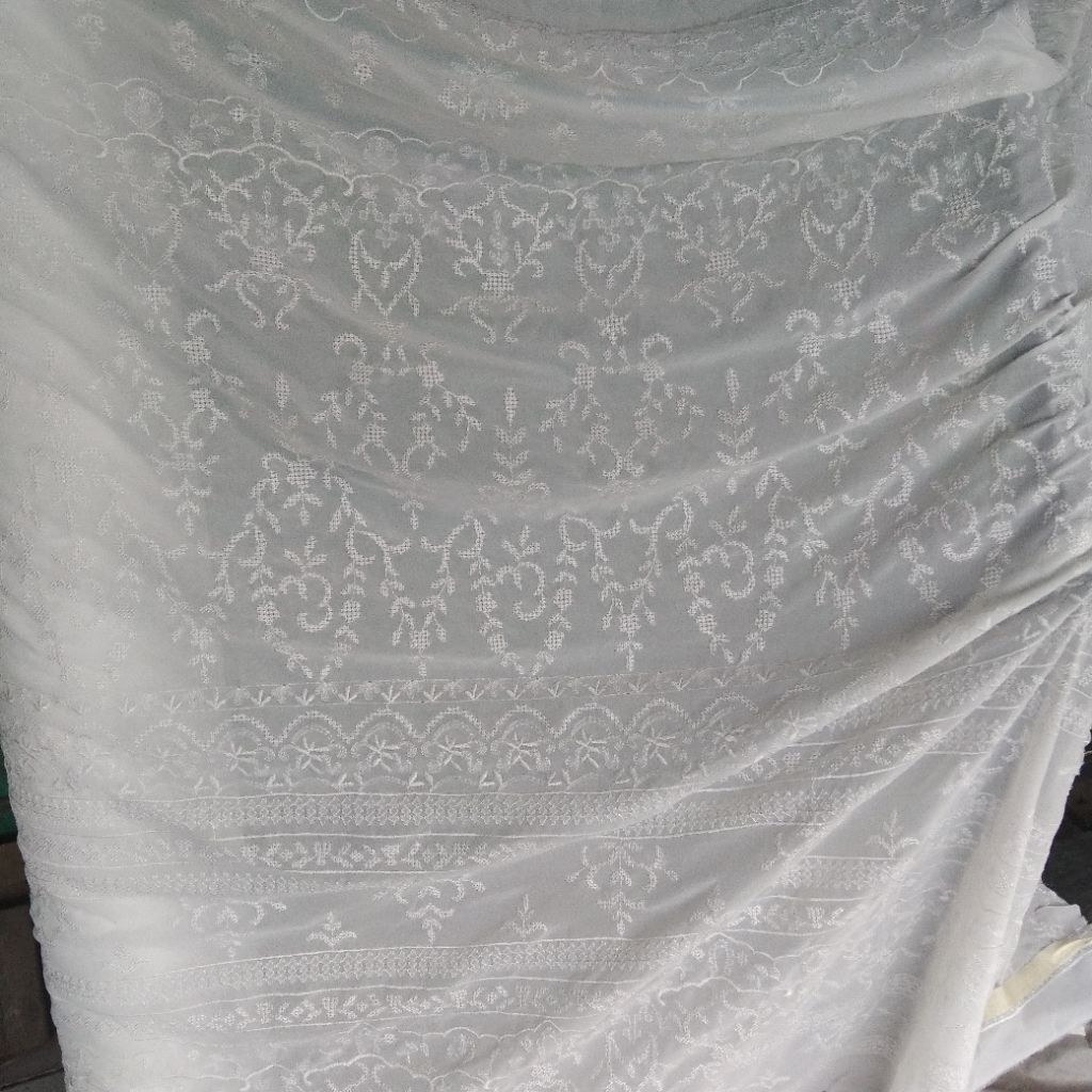 Kain sifon bordir | Harga/0,5m | bahan sifon bordir impor | bahan sifon bordir | kain sifon bordir..